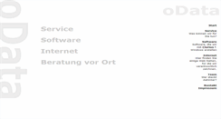 Desktop Screenshot of odata.de