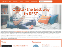 Tablet Screenshot of odata.org